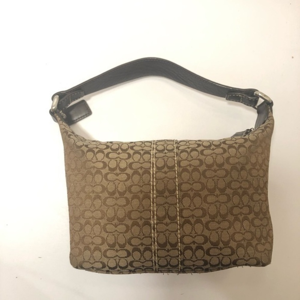 Coach vintage y2k signature brown and leather mini bag - Picture 8 of 9